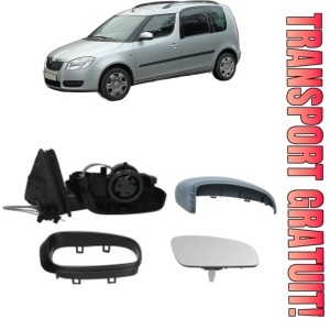 Oglinda Dreapta SKODA ROOMSTER Praktik (5J) din 2007 - 2015, Auto, Reglaj mecanic, Completa