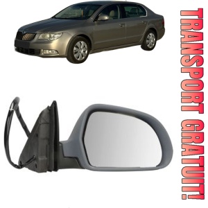 Oglinda Dreapta SKODA SUPERB II Estate (3T5) din 2009 - 2015, Auto, Reglaj electric, Completa