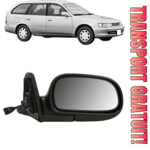 Oglinda Dreapta TOYOTA COROLLA Estate (_E10_) din 1992 - 1997, Auto, Reglaj mecanic, Completa