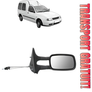 Oglinda Dreapta Volkswagen CADDY II MPV (9K9B) din 1995 - 2004, Auto, Reglaj mecanic, Completa