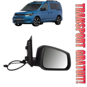 Oglinda Dreapta Volkswagen CADDY V Box Body/MPV (SBA, SBH) din 2020 - 2024, Auto, Reglaj electric, Completa