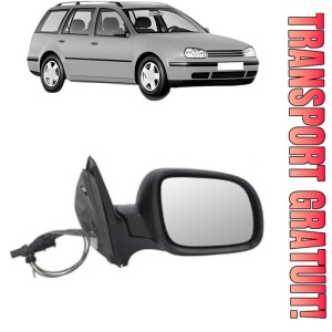 Oglinda Dreapta Volkswagen GOLF IV Variant (1J5) din 1999 - 2006, Auto, Reglaj mecanic, Completa