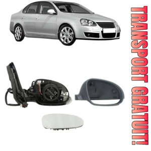 Oglinda Dreapta Volkswagen JETTA III (1K2) din 2004 - 2010, Auto, Reglaj electric, Completa