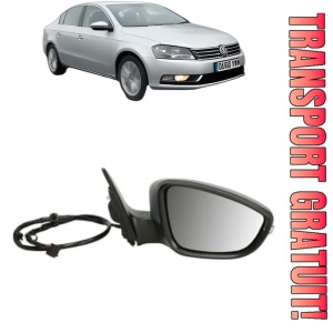 Oglinda Dreapta Volkswagen PASSAT B7 (A32, A33) din 2011 - 2020, Auto, Reglaj electric, Completa