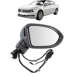 Oglinda Dreapta Volkswagen PASSAT B8 (3G2, CB2) din 2014 - 2024, Auto, Reglaj electric, Completa - Img 2