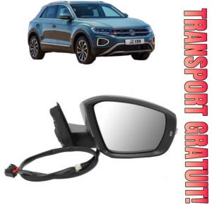Oglinda Dreapta Volkswagen T-ROC (A11, D11) din 2017 - 2021, Auto, Reglaj electric, Completa