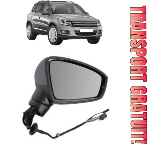 Oglinda Dreapta Volkswagen TIGUAN (5N_) din 2007 - 2018, Auto, Reglaj electric, Completa
