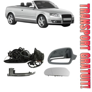 Oglinda Stanga AUDI A4 B6 Convertible (8H7) din 2002 - 2005, Auto, Reglaj electric, Completa