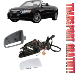Oglinda Stanga AUDI A4 B7 Convertible (8HE) din 2006 - 2009, Auto, Reglaj electric, Completa
