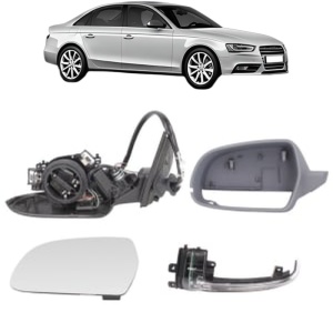 Oglinda Stanga AUDI A4 B8 (8K2) din 2007 - 2015, Auto, Reglaj electric, Completa - Img 2