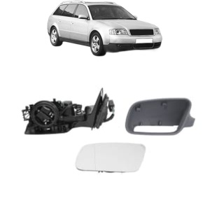 Oglinda Stanga AUDI A6 C5 Avant (4B5, 4B6) din 1997 - 2005, Auto, Reglaj electric, Completa - Img 2