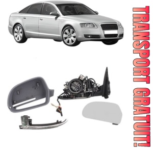 Oglinda Stanga AUDI A6 C6 (4F2) din 2004 - 2011, Auto, Reglaj electric, Completa