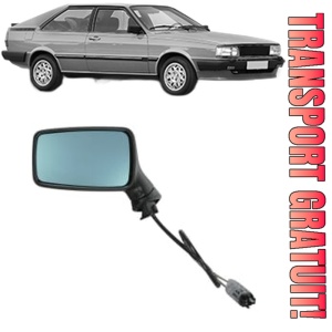 Oglinda Stanga AUDI COUPE B2 (81, 855, 856) din 1981 - 1988, Auto, Reglaj mecanic, Completa