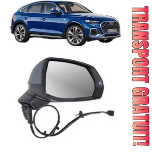 Oglinda Stanga AUDI Q5 Sportback (FYT) din 2020 - 2021, Auto, Reglaj electric, Completa