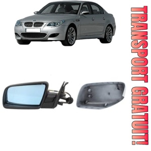 Oglinda Stanga BMW Seria 5 (E60) din 2001 - 2010, Auto, Reglaj electric, Completa