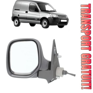 Oglinda Stanga CITROEN BERLINGO / BERLINGO FIRST Box Body/MPV (M_) din 1996 - 2011, Auto, Reglaj mecanic, Completa