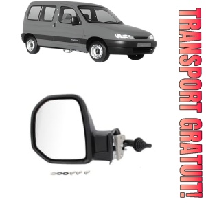 Oglinda Stanga CITROEN BERLINGO / BERLINGO FIRST MPV (MF_, GJK_, GFK_) din 1996 - 2011, Auto, Reglaj mecanic, Completa