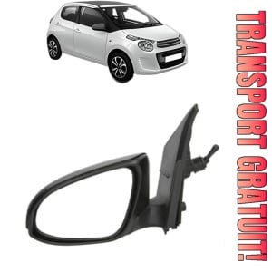Oglinda Stanga CITROEN C1 II (PA_, PS_) din 2014 - 2021, Auto, Reglaj mecanic, Completa