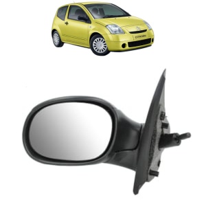 Oglinda Stanga CITROEN C2 ENTERPRISE (JG_) din 2003 - 2009, Auto, Reglaj mecanic, Completa - Img 2