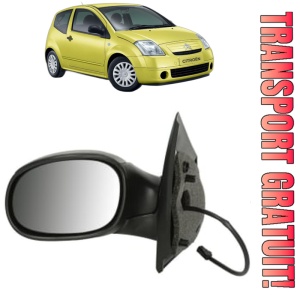 Oglinda Stanga CITROEN C2 ENTERPRISE (JG_) din 2003 - 2009, Auto, Reglaj electric, Completa