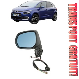 Oglinda Stanga CITROEN C4 PICASSO II din 2013 - 2018, Auto, Reglaj electric, Completa