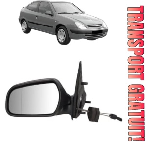 Oglinda Stanga CITROEN XSARA Coupe (N0) din 1998 - 2005, Auto, Reglaj mecanic, Completa