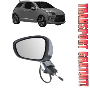 Oglinda Stanga DS DS 3 Convertible (SB_) din 2015 - 2019, Auto, Reglaj electric, Completa