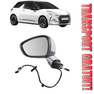 Oglinda Stanga DS DS 3 (SA_) din 2015 - 2019, Auto, Reglaj electric, Completa