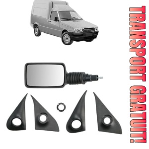 Oglinda Stanga FIAT FIORINO Box Body/MPV (146_) din 1988 - 2001, Auto, Reglaj mecanic, Completa