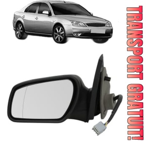 Oglinda Stanga FORD MONDEO III Saloon (B4Y) din 2000 - 2007, Auto, Reglaj electric, Completa