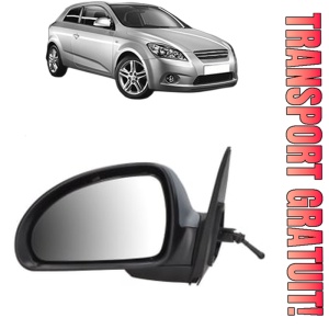 Oglinda Stanga KIA CEE'D Hatchback (ED) din 2006 - 2012, Auto, Reglaj mecanic, Completa