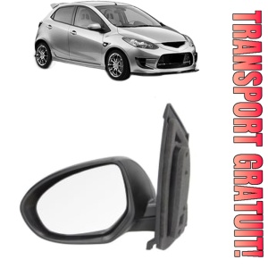 Oglinda Stanga MAZDA 2 (DE_, DH_) din 2007 - 2015, Auto, Reglaj electric, Completa