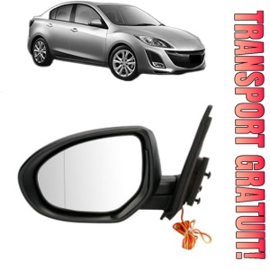 Oglinda Stanga MAZDA 3 Saloon (BL) din 2008 - 2014, Auto, Reglaj electric, Completa