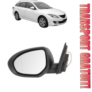 Oglinda Stanga MAZDA 6 Estate (GH) din 2007 - 2013, Auto, Reglaj electric, Completa