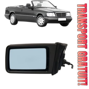 Oglinda Stanga MERCEDES-BENZ 124 Convertible (A124) din 1992 - 1993, Auto, Reglaj mecanic, Completa