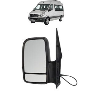 Oglinda Stanga MERCEDES-BENZ SPRINTER 3,5-t Bus (B906) din 2006 - 2020, Auto, Reglaj manual, Completa - Img 2