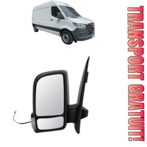 Oglinda Stanga MERCEDES-BENZ SPRINTER 3-t Van (B910) din 2018 - 2025, Auto, Reglaj manual, Completa