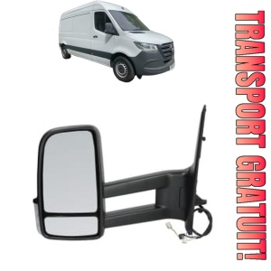 Oglinda Stanga MERCEDES-BENZ SPRINTER 3-t Van (B910) din 2018 - 2025, Auto, Reglaj electric, Completa