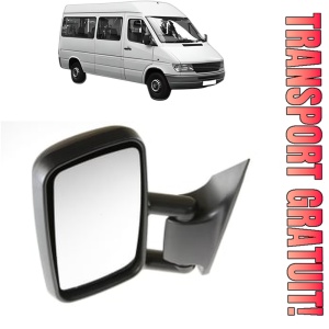Oglinda Stanga MERCEDES-BENZ SPRINTER 4-t Bus (B904) din 1996 - 2006, Auto, Reglaj manual, Completa