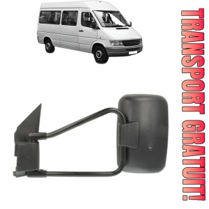 Oglinda Stanga MERCEDES-BENZ SPRINTER 4-t Bus (B904) din 1996 - 2006, Auto, Reglaj manual, Completa