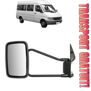 Oglinda Stanga MERCEDES-BENZ SPRINTER 4-t Bus (B904) din 1996 - 2006, Auto, Reglaj manual, Completa