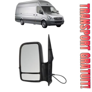 Oglinda Stanga MERCEDES-BENZ SPRINTER 5-t Van (B906) din 2006 - 2018, Auto, Reglaj manual, Completa