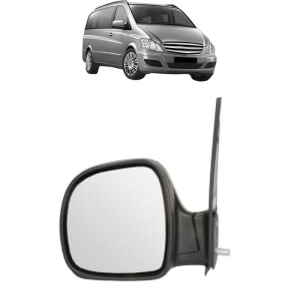 Oglinda Stanga MERCEDES-BENZ VIANO (W639) din 2003 - 2014, Auto, Reglaj manual, Completa - Img 2