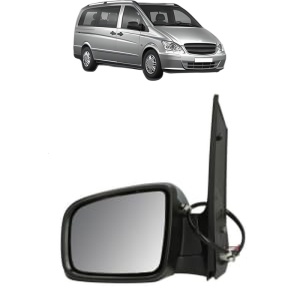 Oglinda Stanga MERCEDES-BENZ VITO Bus (W639) din 2003 - 2014, Auto, Reglaj electric, Completa - Img 2