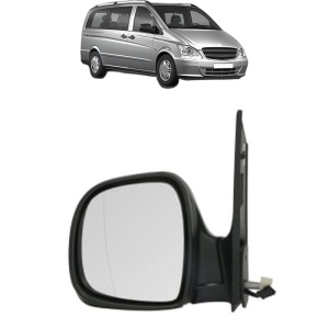 Oglinda Stanga MERCEDES-BENZ VITO Bus (W639) din 2003 - 2014, Auto, Reglaj electric, Completa - Img 2