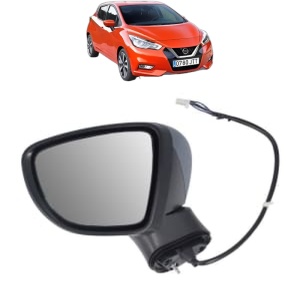 Oglinda Stanga NISSAN MICRA V (K14) din 2016, Auto, Reglaj electric, Completa - Img 2