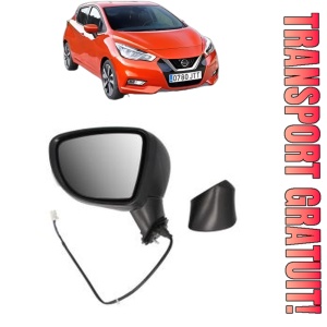 Oglinda Stanga NISSAN MICRA V (K14) din 2016, Auto, Reglaj electric, Completa