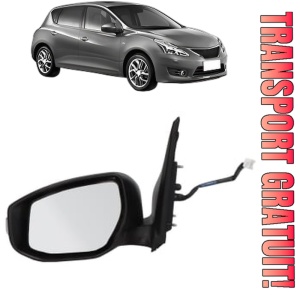 Oglinda Stanga NISSAN PULSAR Hatchback (C13) din 2012 - 2015, Auto, Reglaj electric, Completa