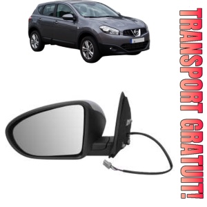 Oglinda Stanga NISSAN QASHQAI I VAN (J10) din 2013 - 2014, Auto, Reglaj electric, Completa
