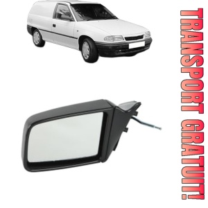 Oglinda Stanga OPEL ASTRA F Estate Van (T92) din 1991 - 1999, Auto, Reglaj mecanic, Completa